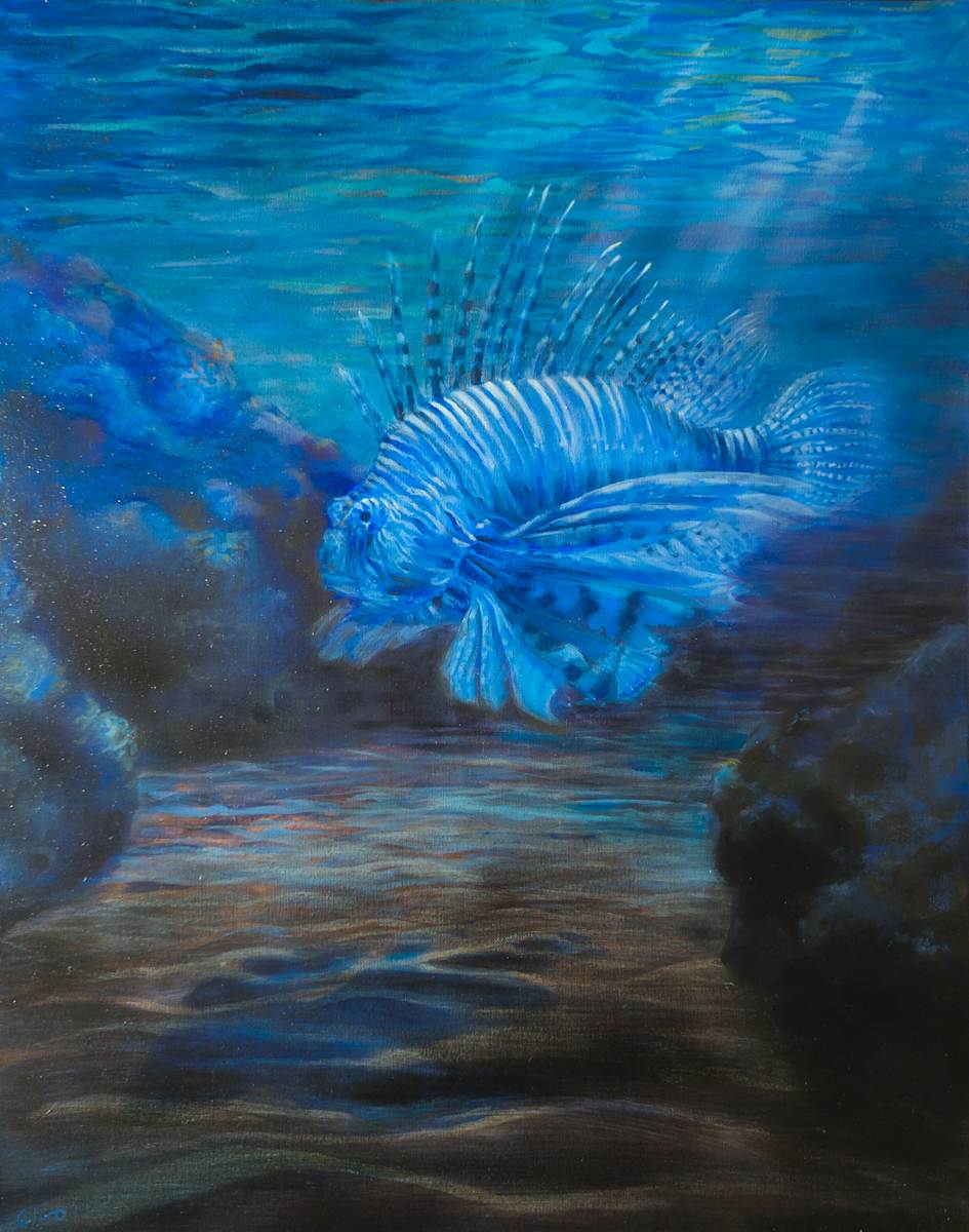 It’s Complicated by Cleo Huggins  Image: Lionfish - New England Aquarium