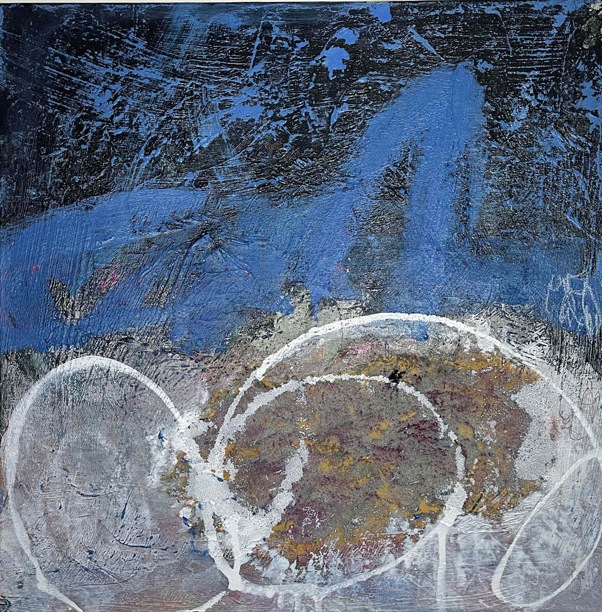 Blue train by Josee Graybill 