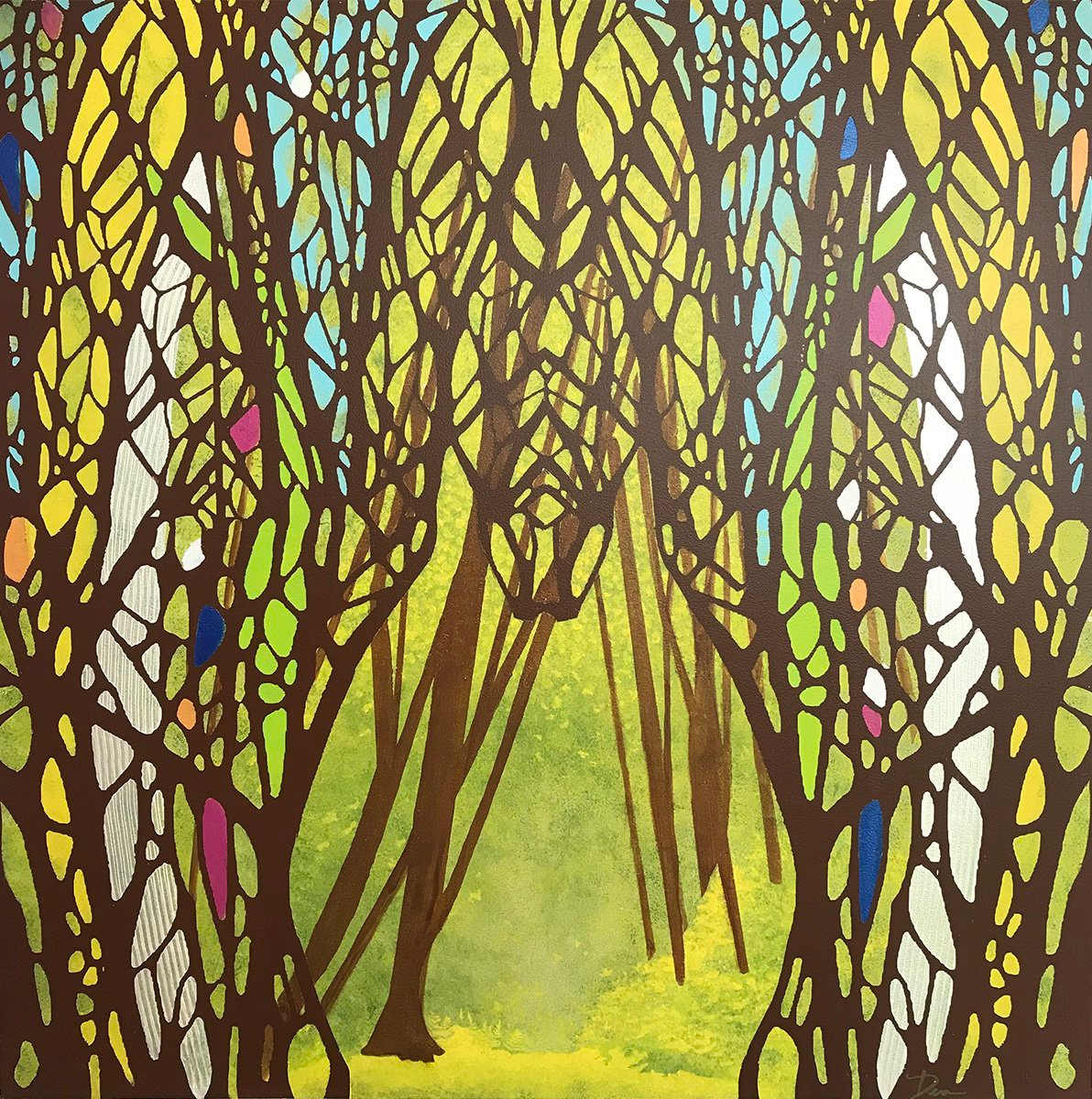 Beckon by Dena D'Angelo  Image: cradled hardboard