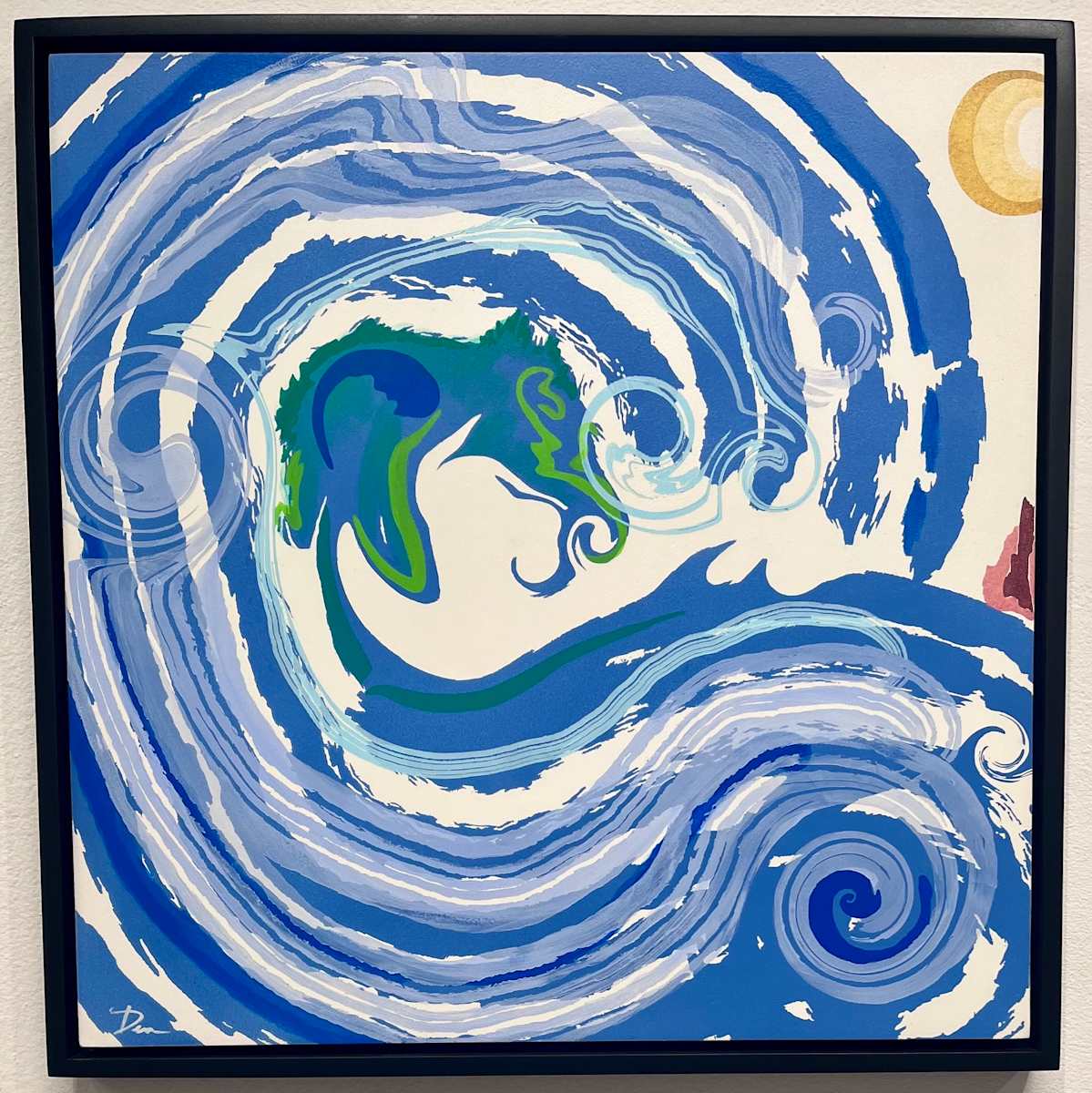 Tidal by Dena D'Angelo  Image: framed - floating black wood