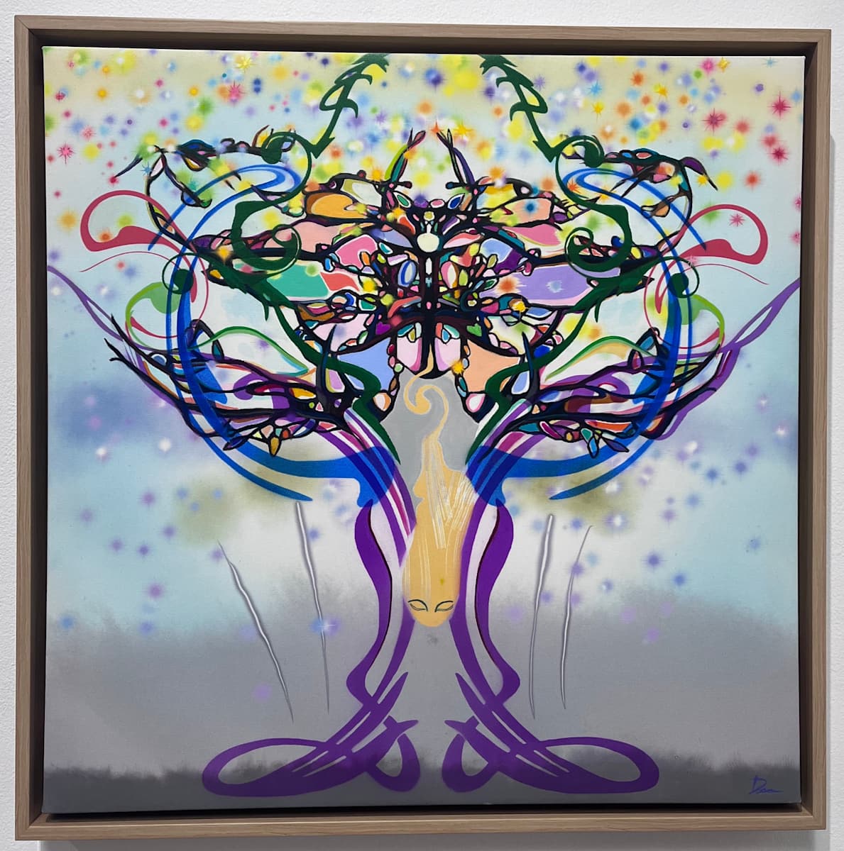 Conscious Jubilee by Dena D'Angelo  Image: framed - floating natural wood