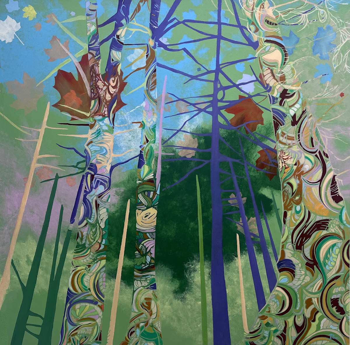 Inscribed by Dena D'Angelo  Image: stretched canvas