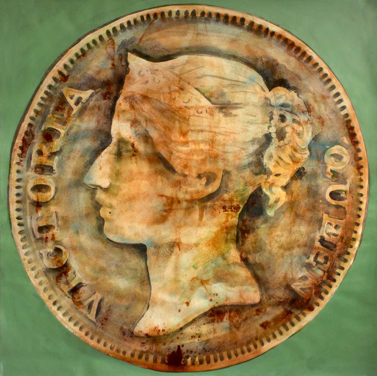 1862 Straits Settlements Cent, 1 by Erin Morrison 