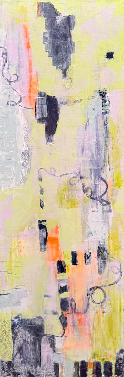 Shifting Seasons by Precious Burger  Image: Playful lines and layered textures echo the quiet shifts of our inner worlds — reminding us that growth unfolds one season at a time.