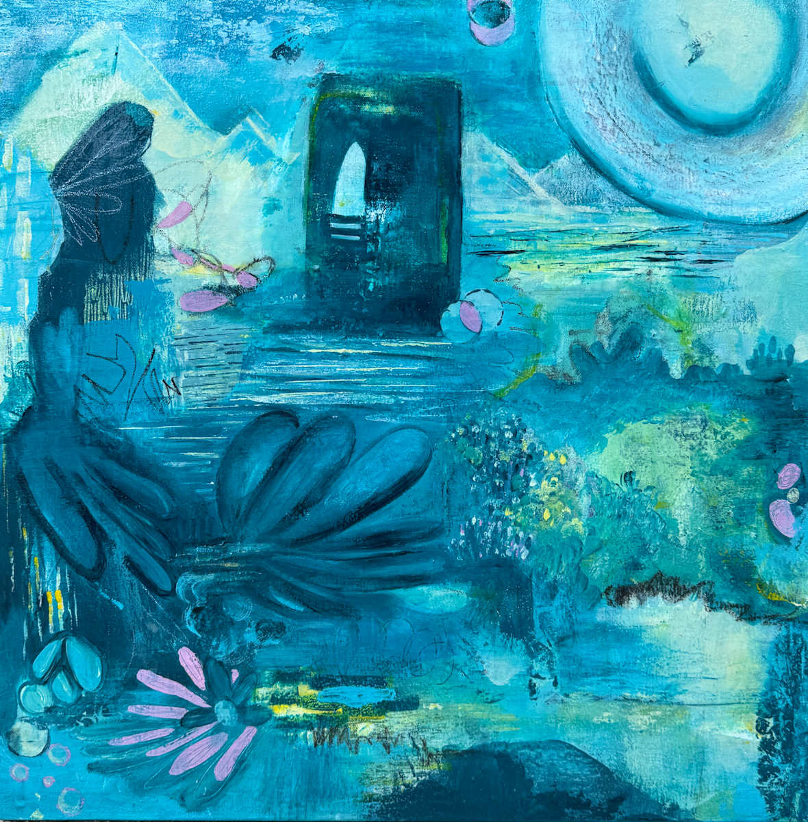 Between Worlds by Precious Burger  Image: Explore the space between worlds, where possibility awaits.