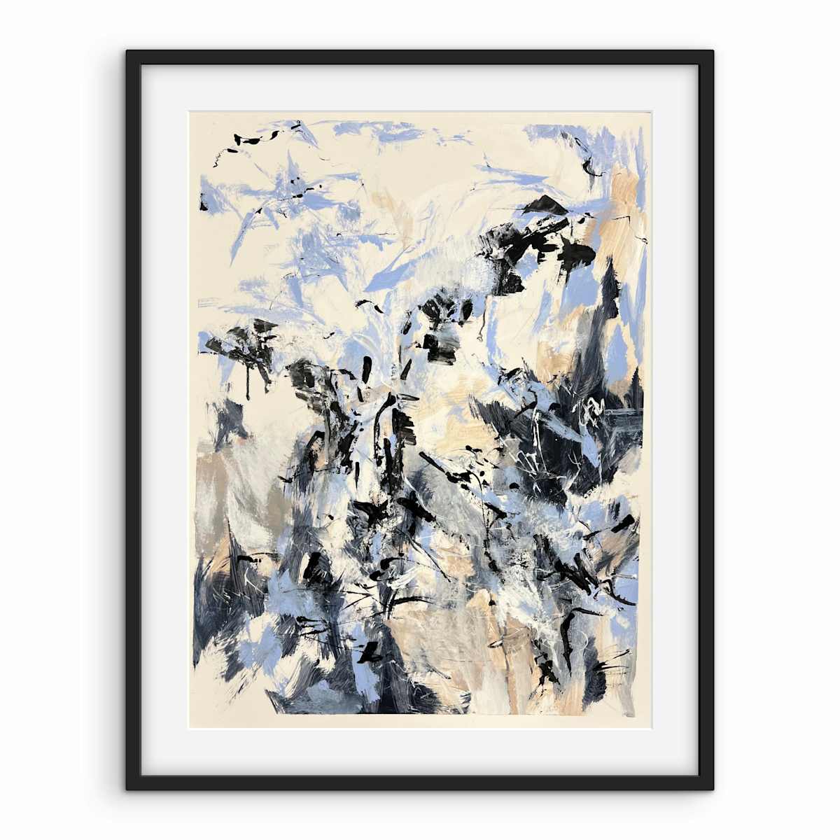 Blue Sky Mine by Astrid Steingrueber  Image: framed - picture frame black with passepartout