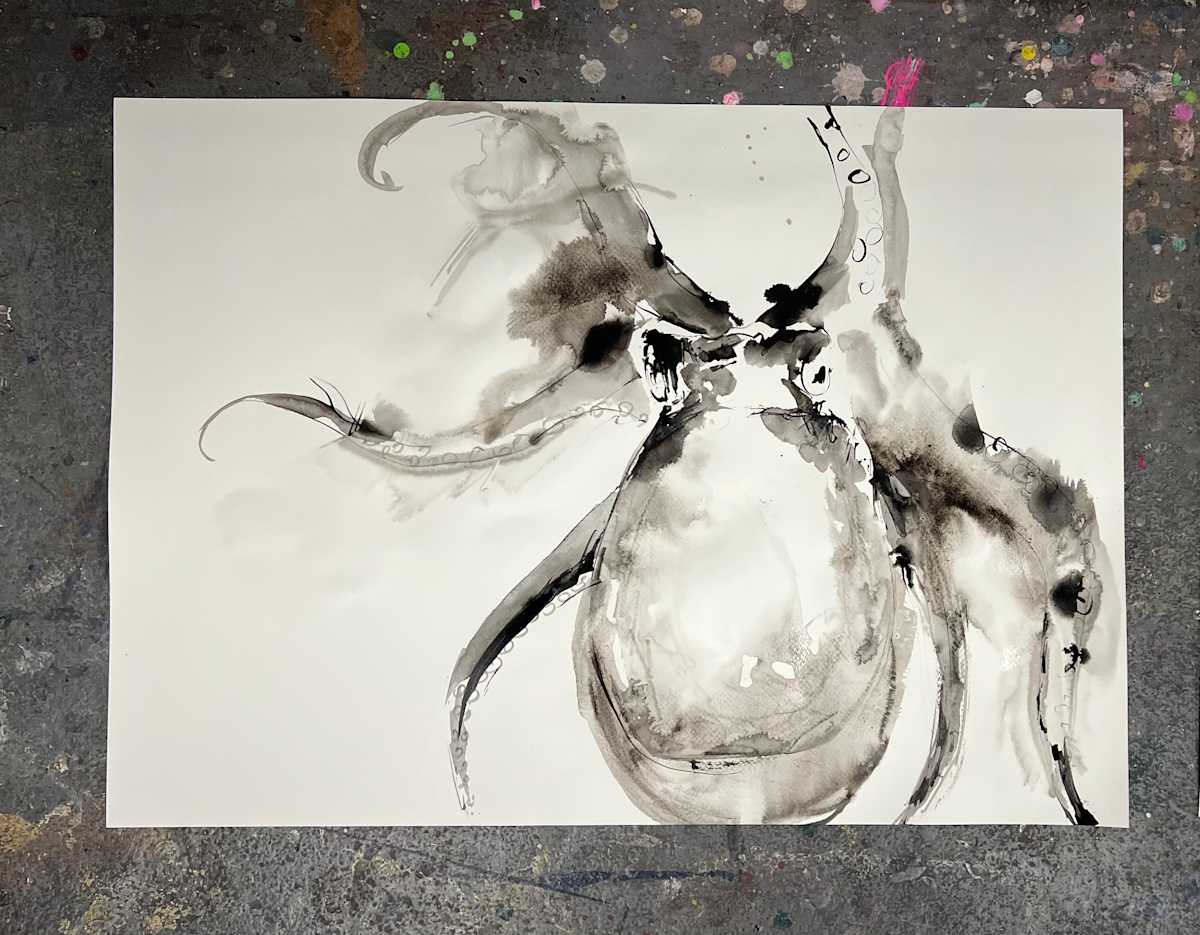 Octopus in Love by Astrid Steingrueber 