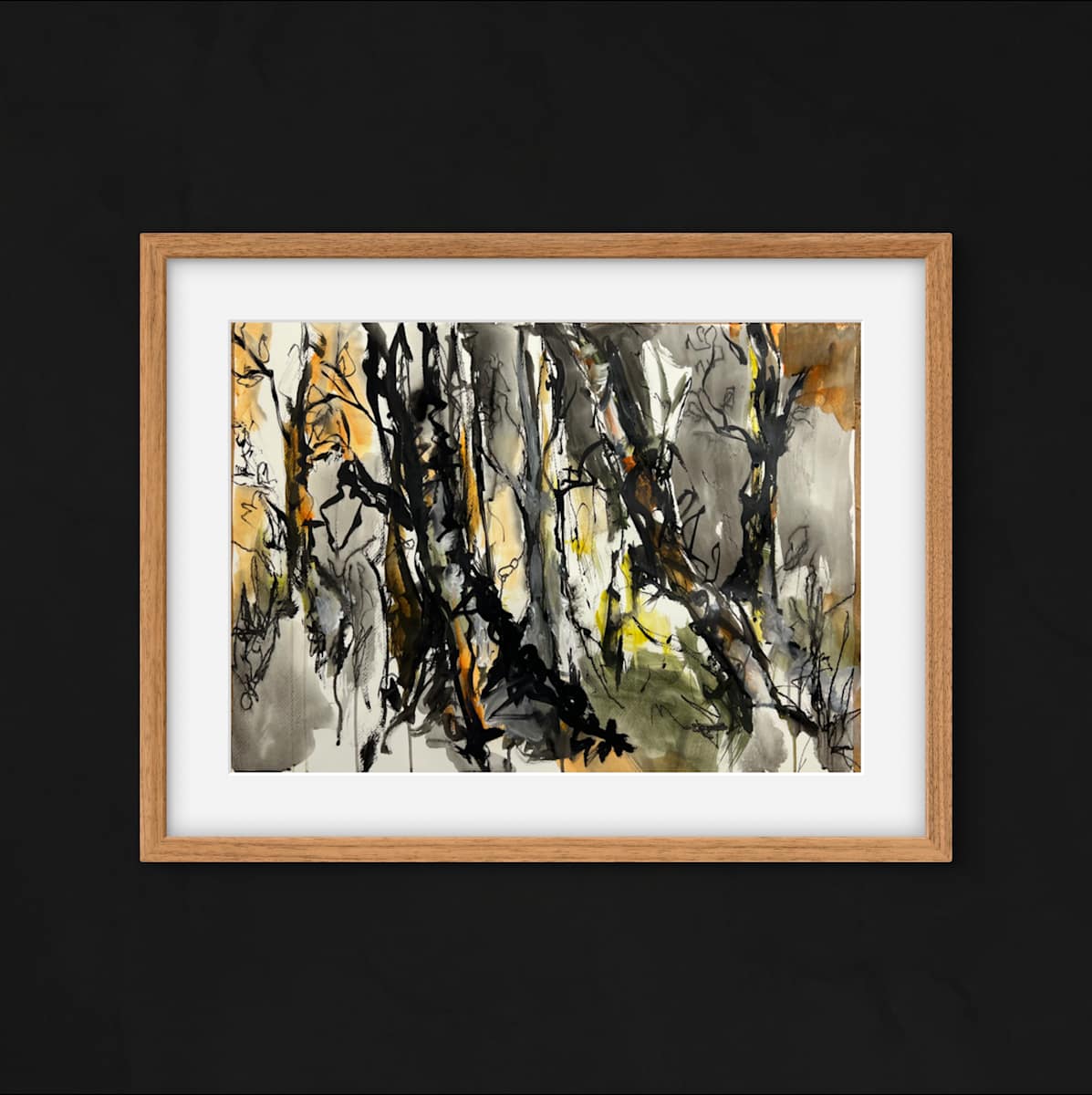 Forest, 2024 by Astrid Steingrueber  Image: framed (example)