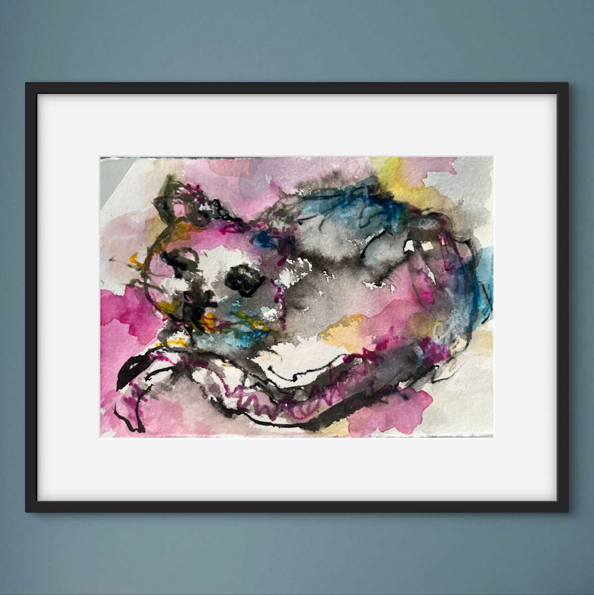 Little Cat by Astrid Steingrueber  Image: framed (example)