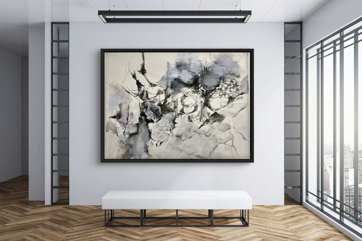 Monochrome Horizon No2 by Astrid Steingrueber 