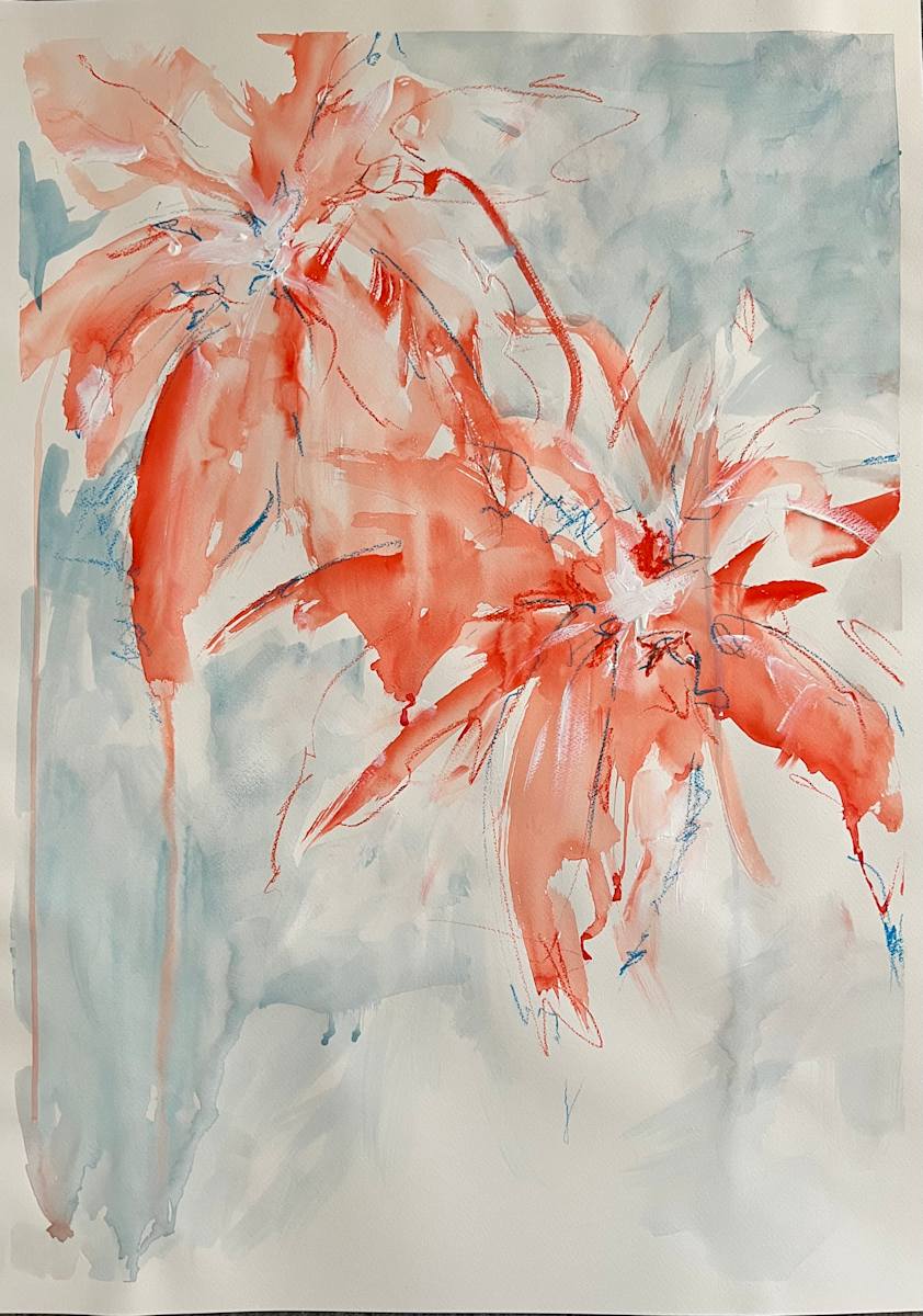 Red Lily No2 by Astrid Steingrueber 