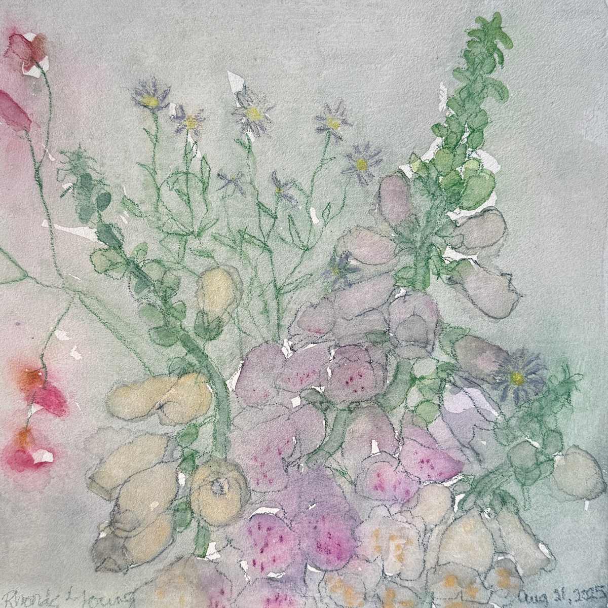Foxglove Bouquet by Rhonda Young, Image 3.