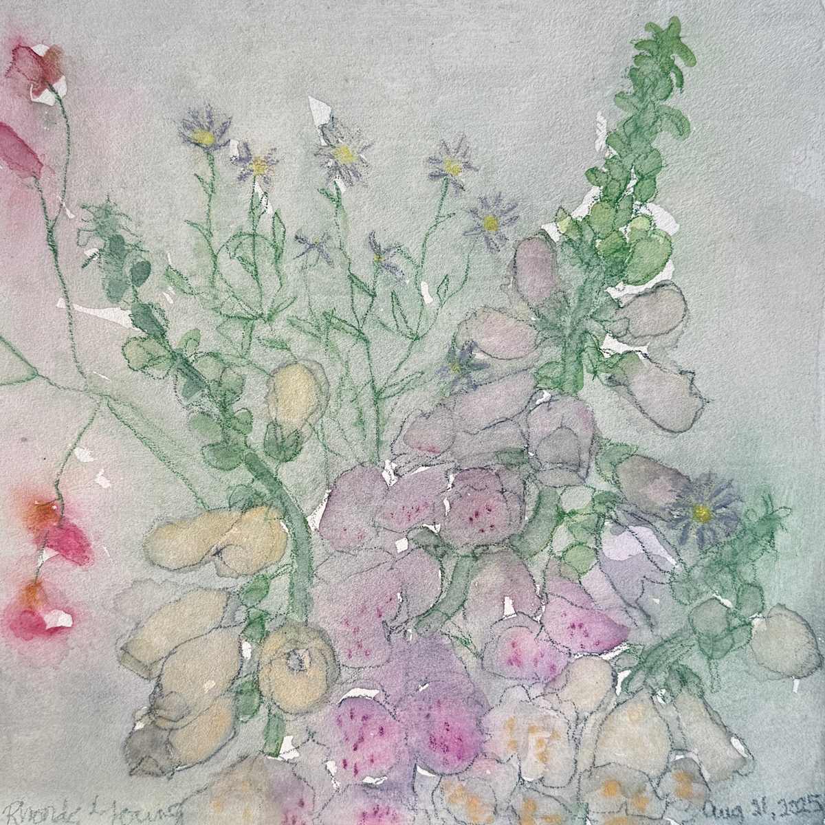Foxglove Bouquet by Rhonda Young, Image 3.