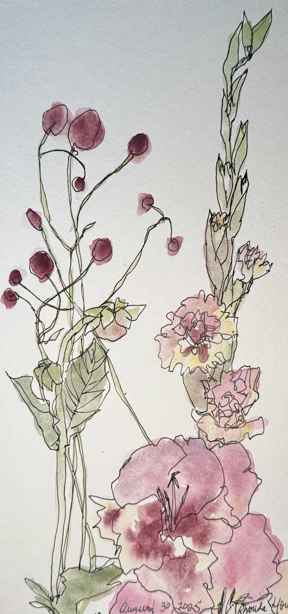 Gladiola by Rhonda Young 