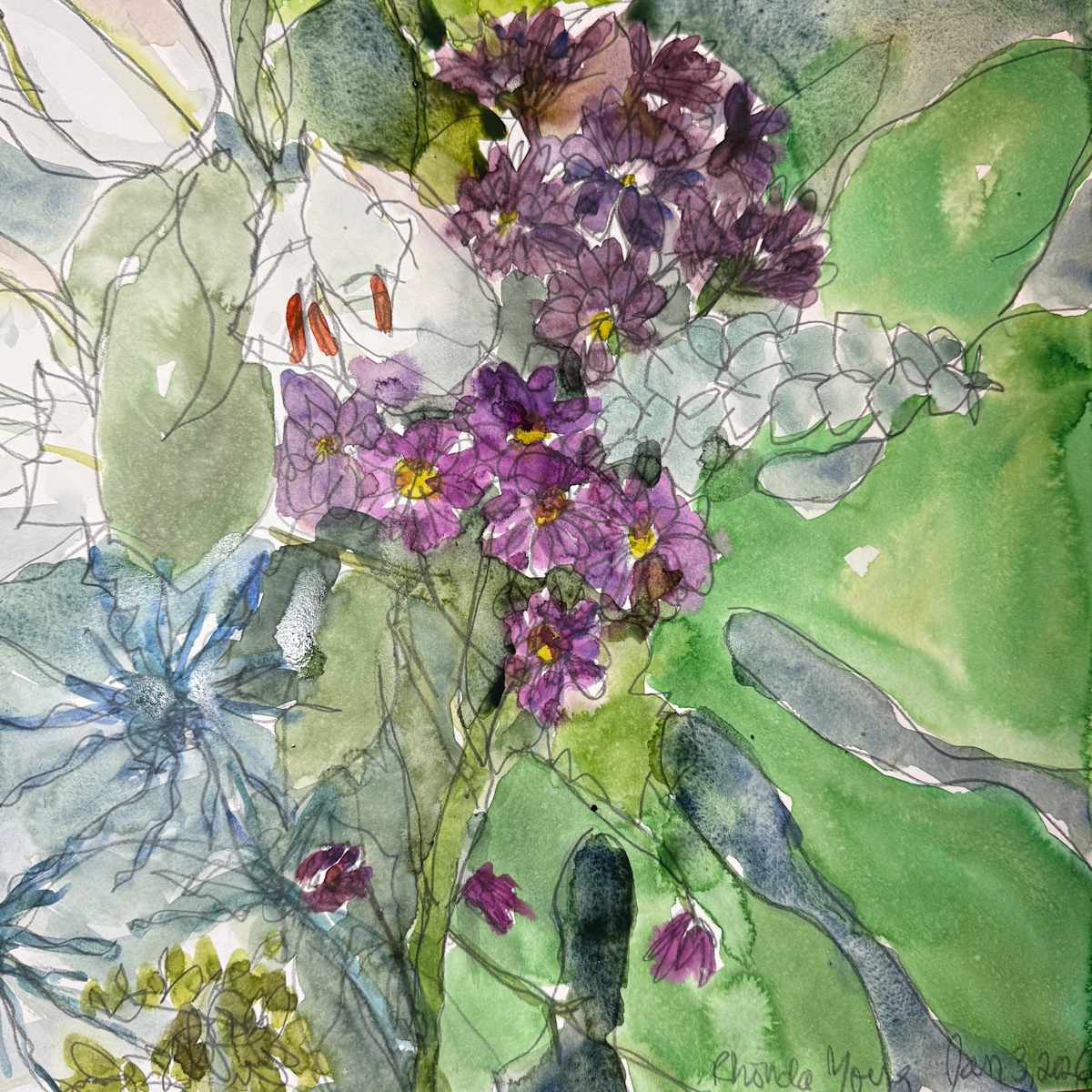 Grocery Store Bouquet, January 3, 2026 by Rhonda Young, Image 1.