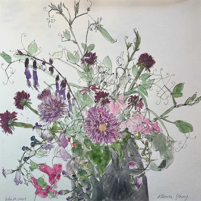 Summer Bouquet, July 20, 2024 by Rhonda Young, Image 12.