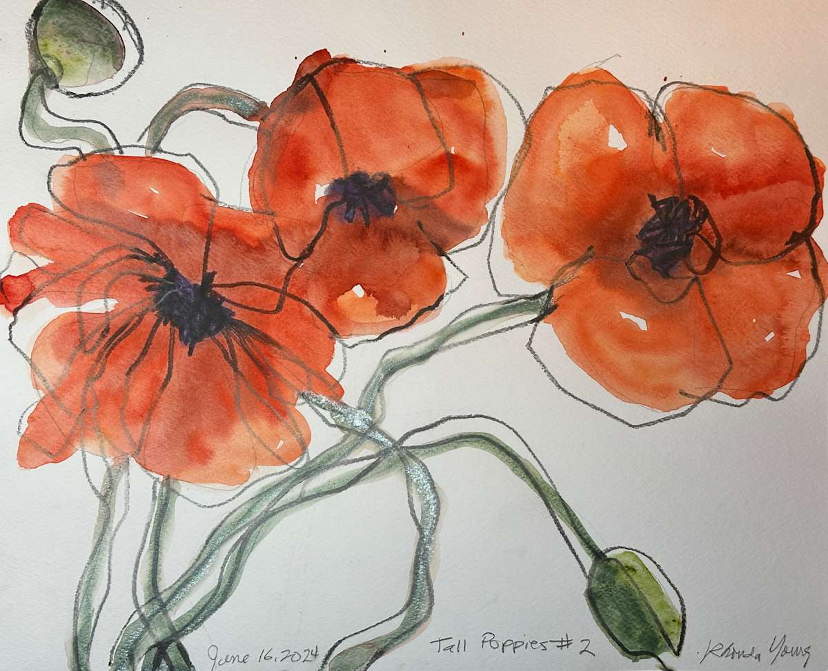 Tall Poppies #2 by Rhonda Young, Image 1.