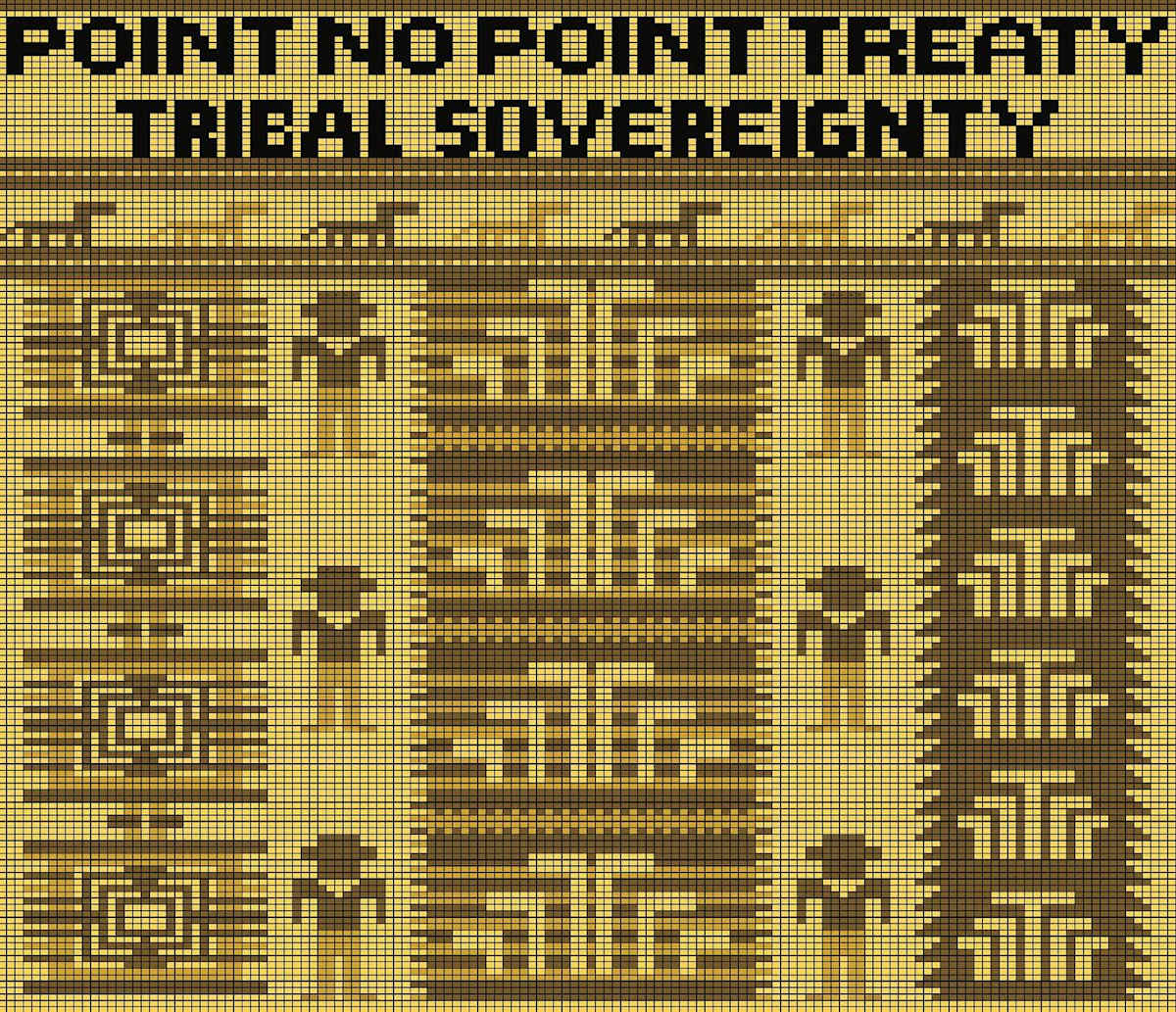 Point No Point Treaty Bag Design for WSHS by Denise Emerson 