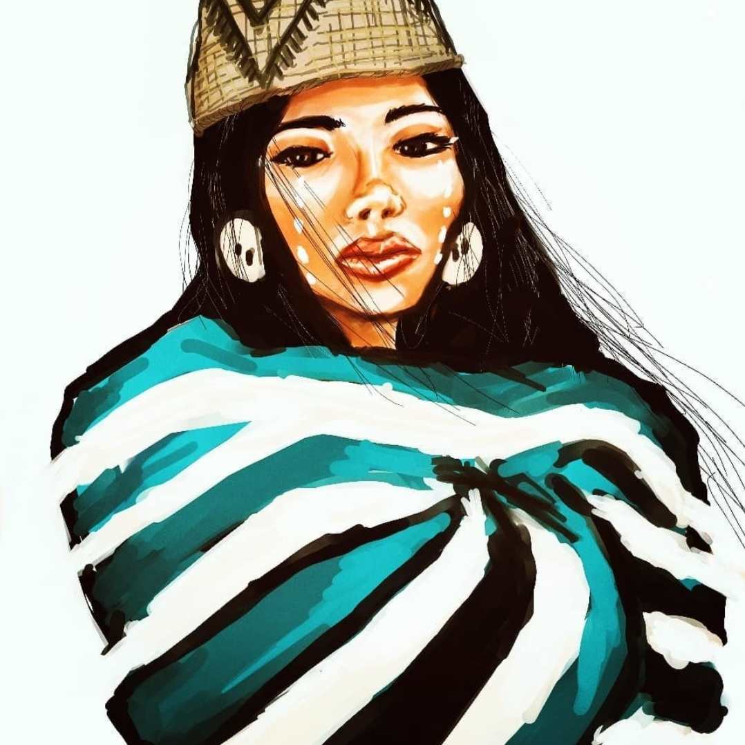 Colville Woman by Frank Andrews 