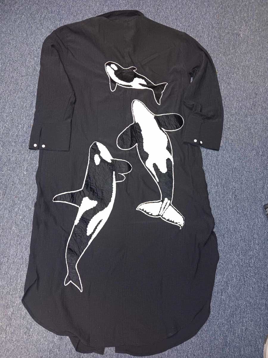 Orca Coat by Beverly Owens 