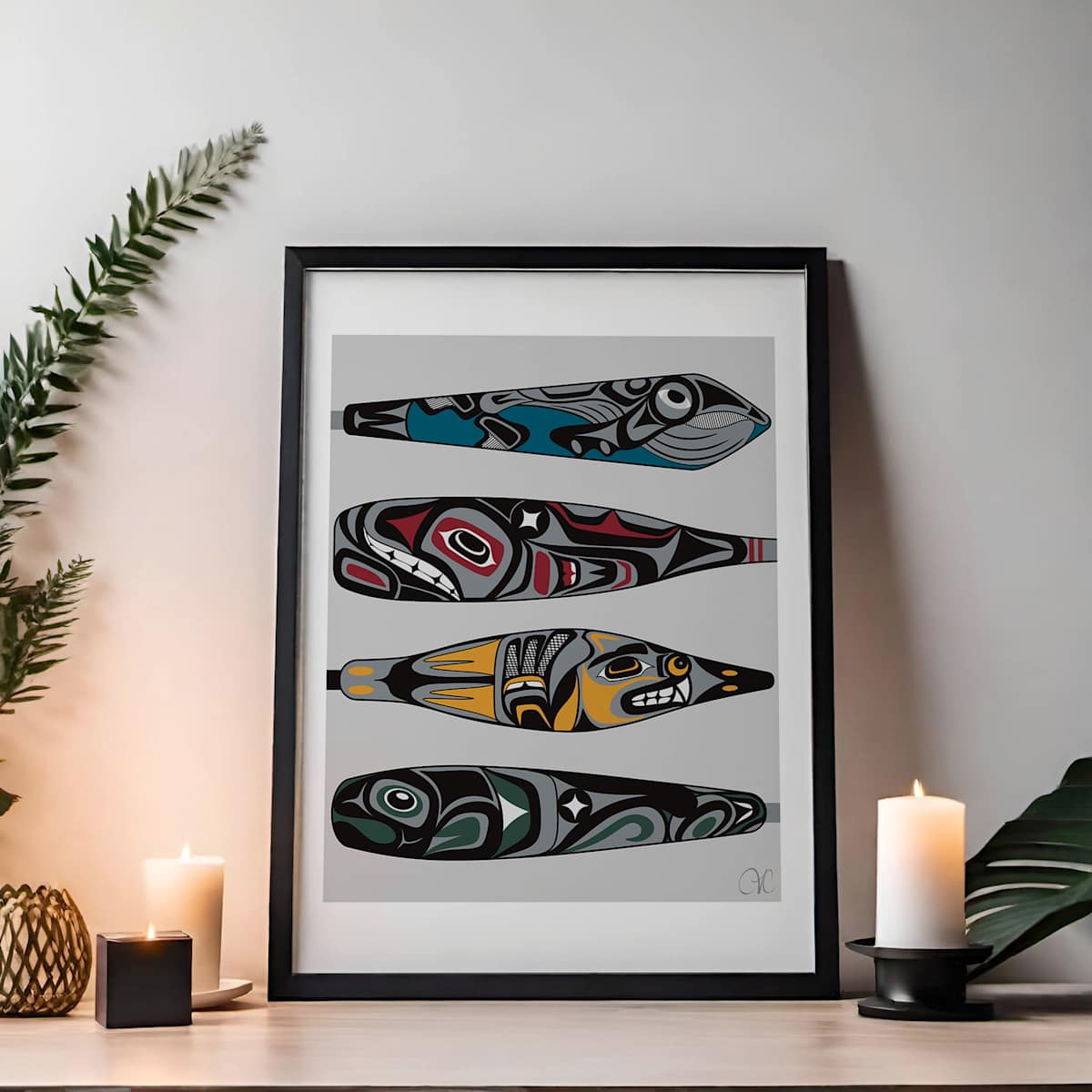 Salish Waters Print by Taylor Cameron 