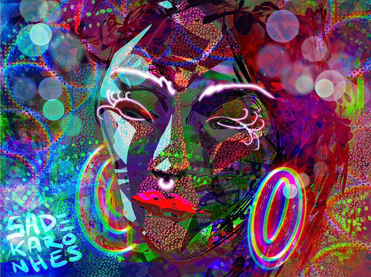 Live Draw_IndigiQueer Dance Party by Sadekaronhes Esquivel 