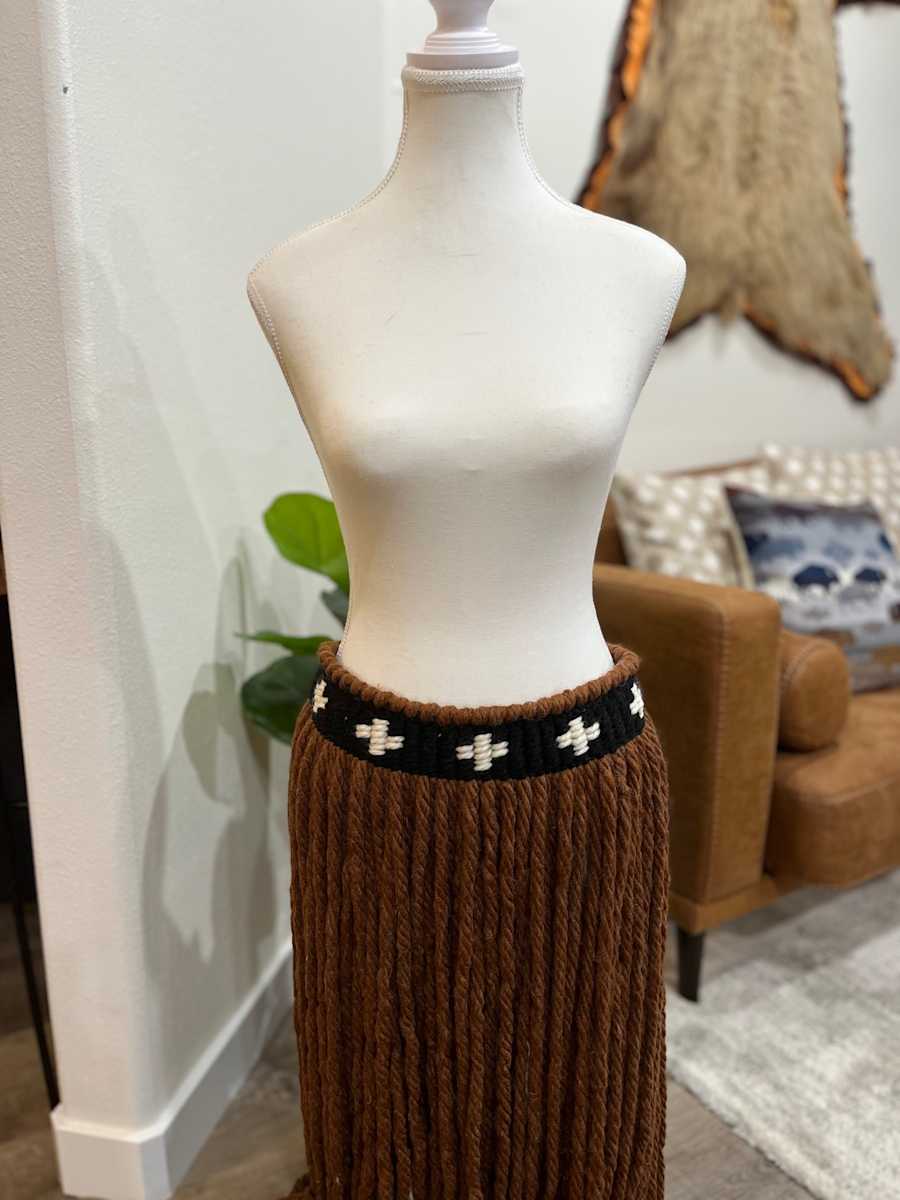 Wool Regalia Skirt by Amber Poitras Hayward 