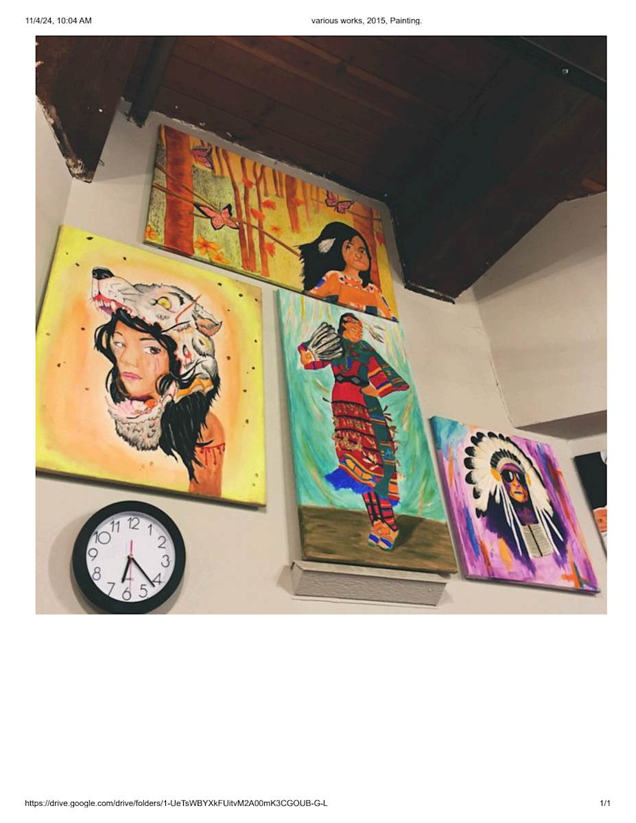 Various Works by Shyanne Yellowbird 