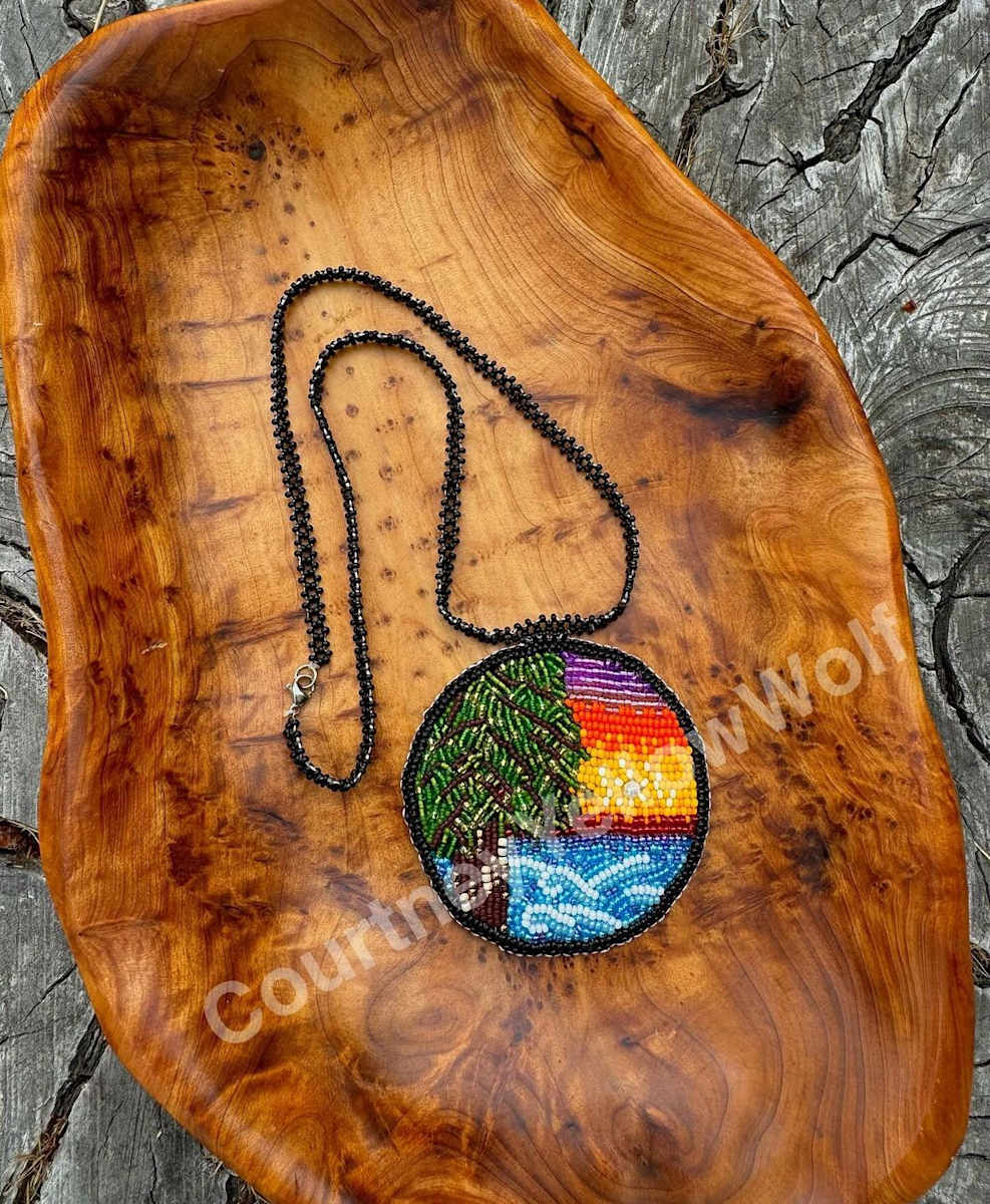 Cedar and Ocean by Courtney YellowWolf Graham 