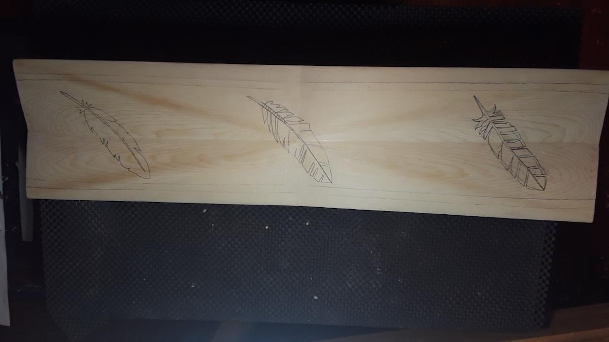 Eagle Feather box by Qahir-beejee Peco 