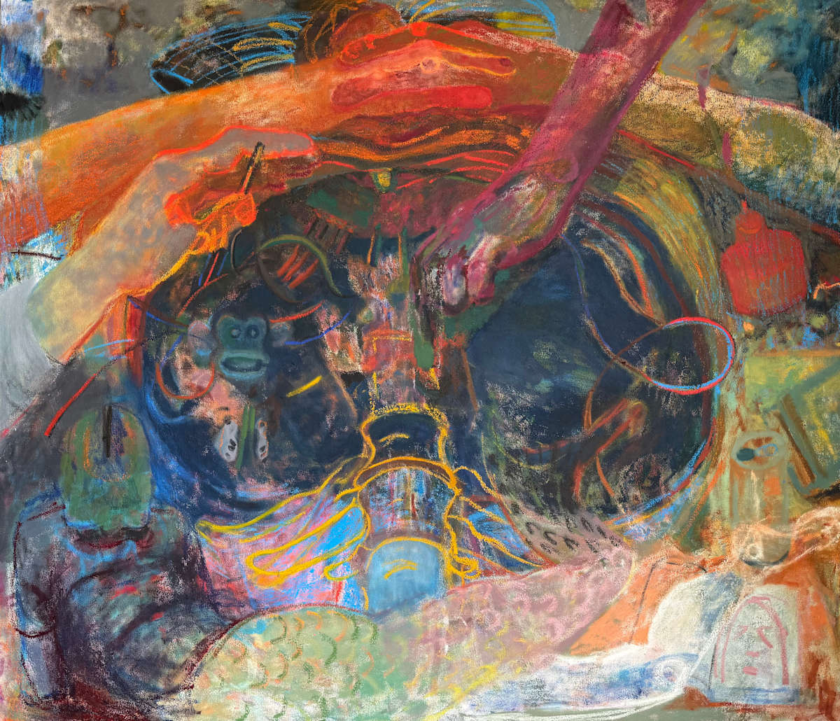 Inner Workings (portrait of a musician) by ELLEN MARIE BLAZICH 