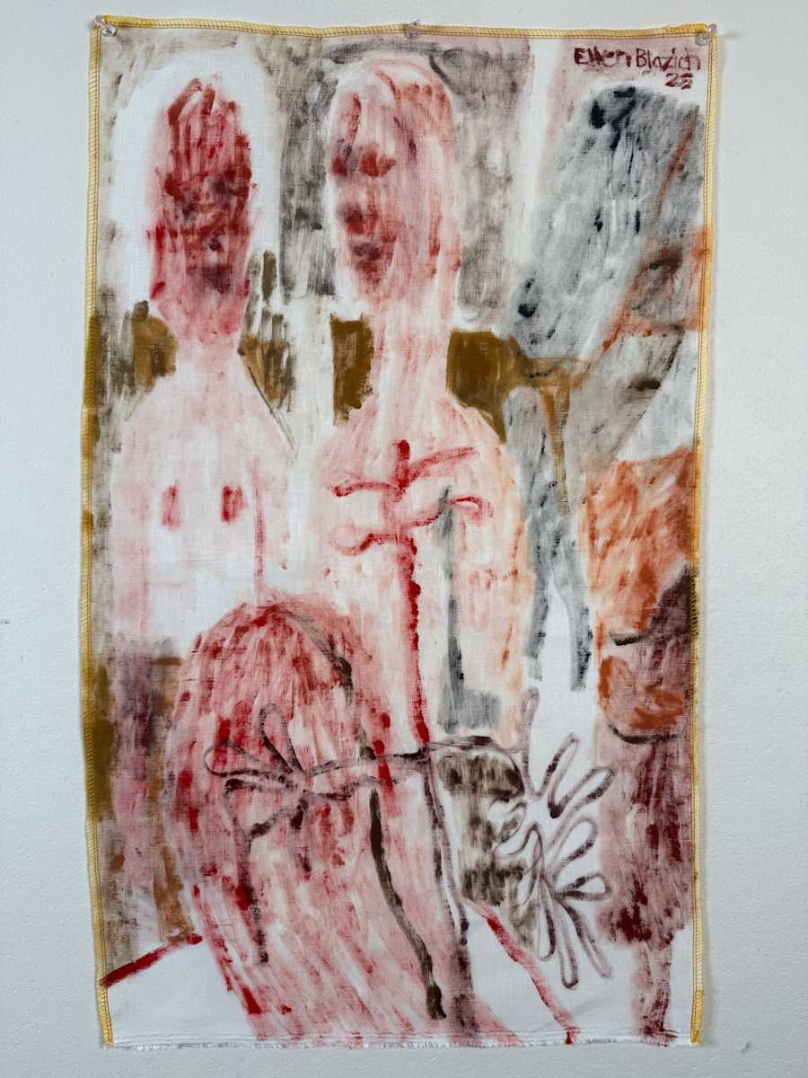 Working, Not Working (four figures) by ELLEN MARIE BLAZICH 