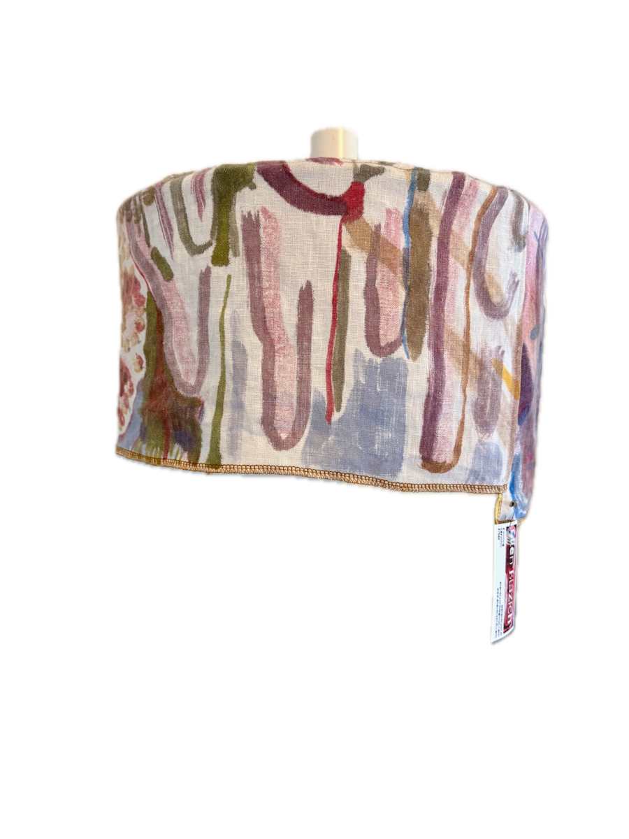 hanging linen lamp by ELLEN MARIE BLAZICH 