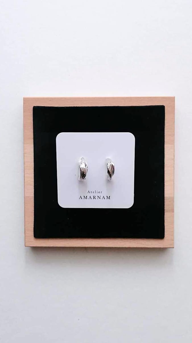 RIDULES HOOPS EARRINGS by Rita GOBIN  Image: RIDULES HOOP  
