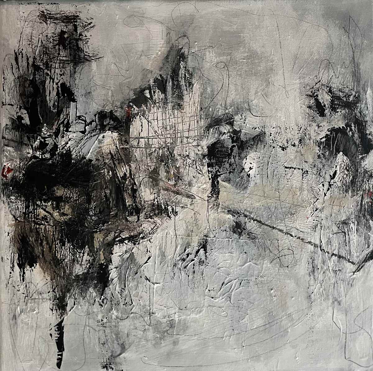 Conversations in Black and White 1 by Phyllis Frazer-Mayer 