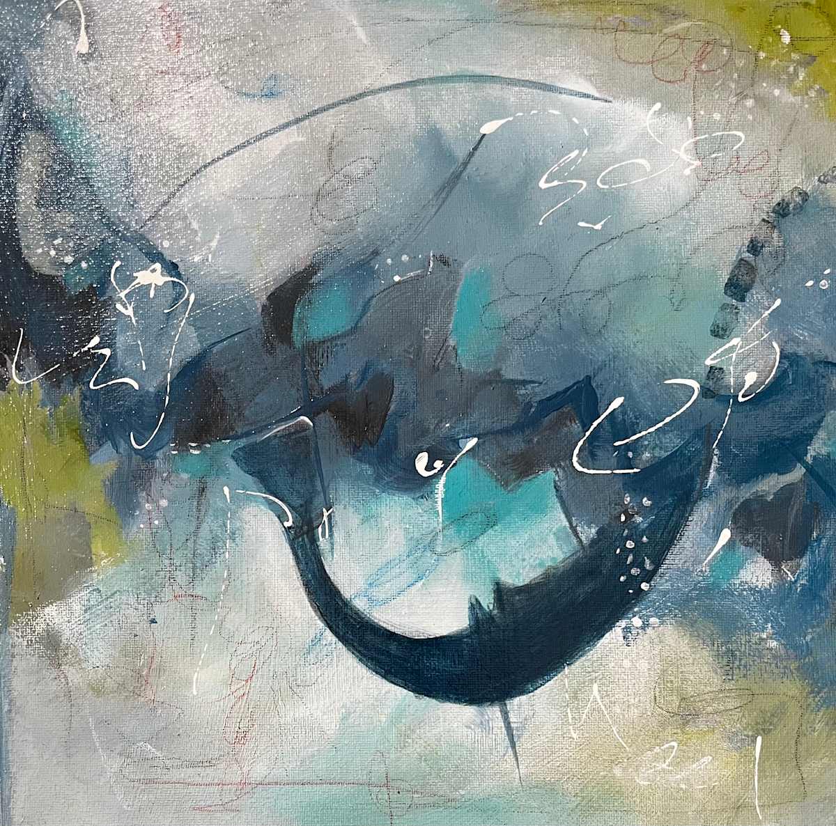 Bleu Smile by Phyllis Frazer-Mayer 