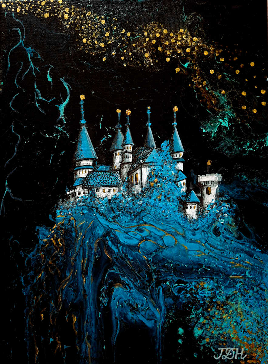 Castle On A Cliff by Jana 