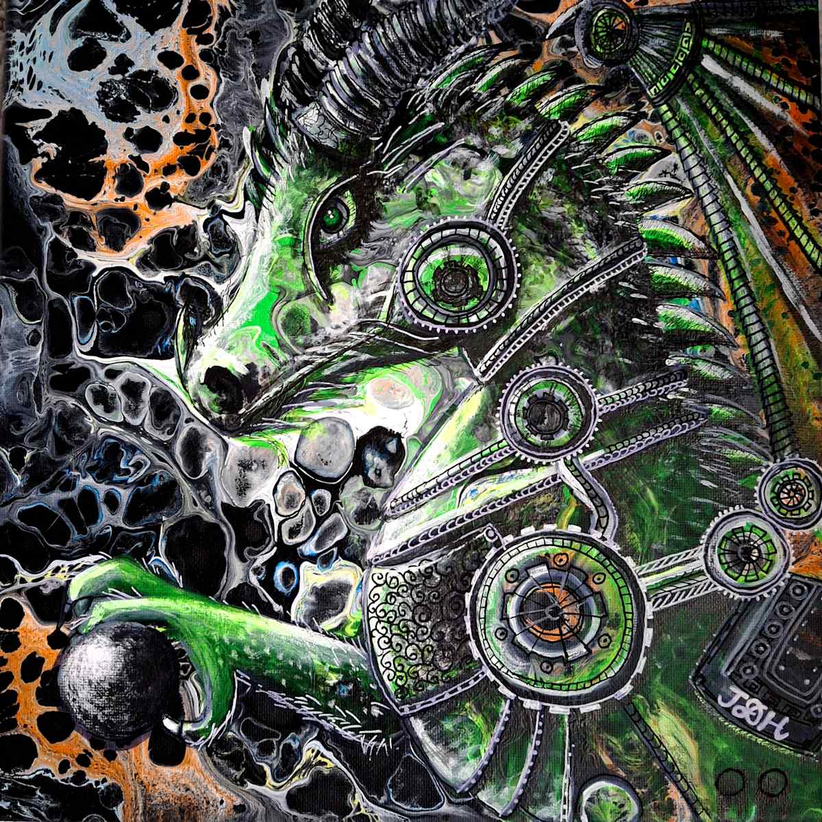 Mechanical Dragon by Jana 