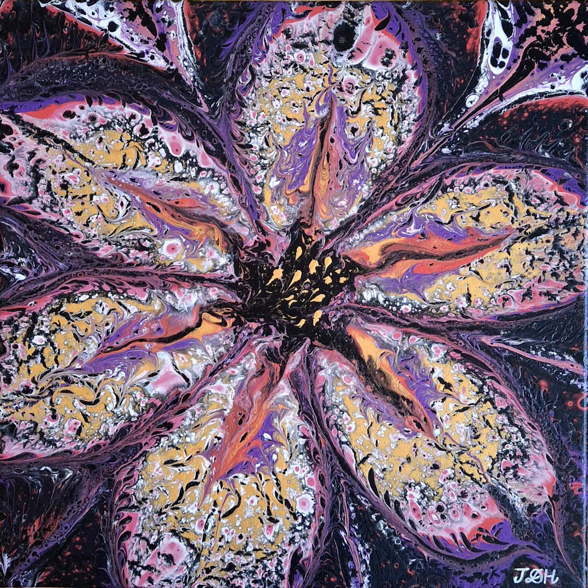 Purple Flower by Jana 