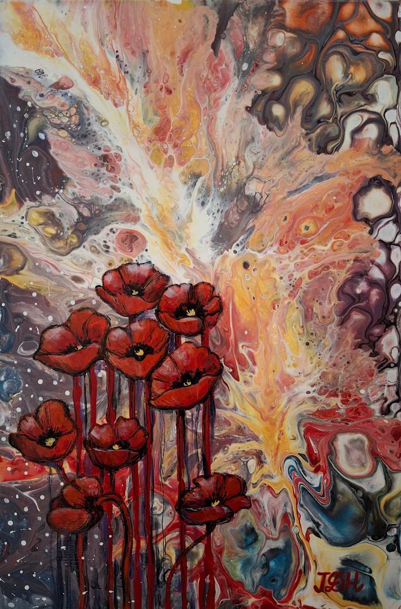 Red Poppies by Jana 