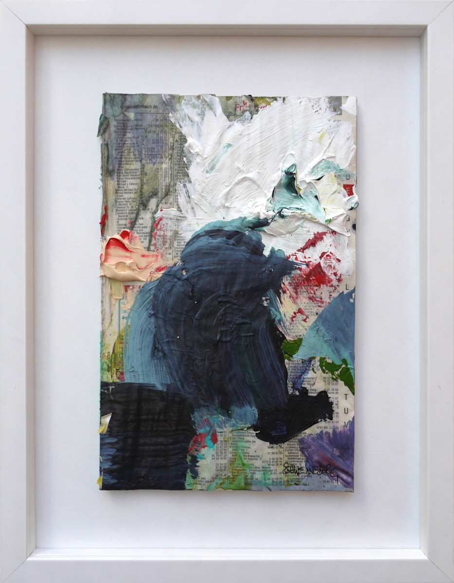PAINTING DIARIES #1 by Daniela Schweinsberg  Image: Full frontal, framed