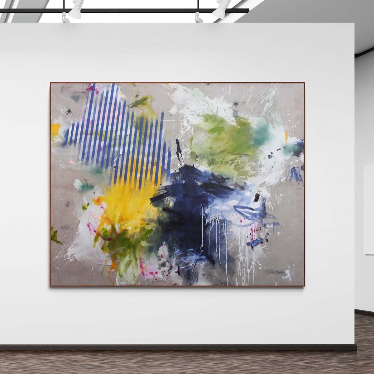 IT SMELLS LIKE SPRING (PANSIES) by Daniela Schweinsberg  Image: Installation view