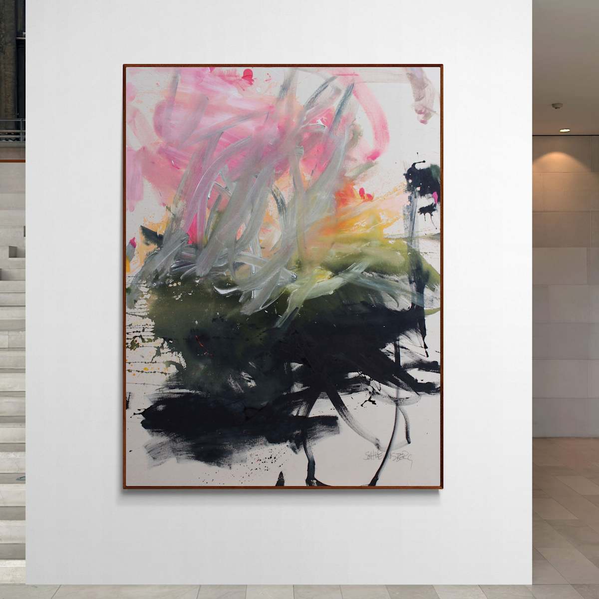 SUNSET OVER THE POND by Daniela Schweinsberg  Image: Installation view