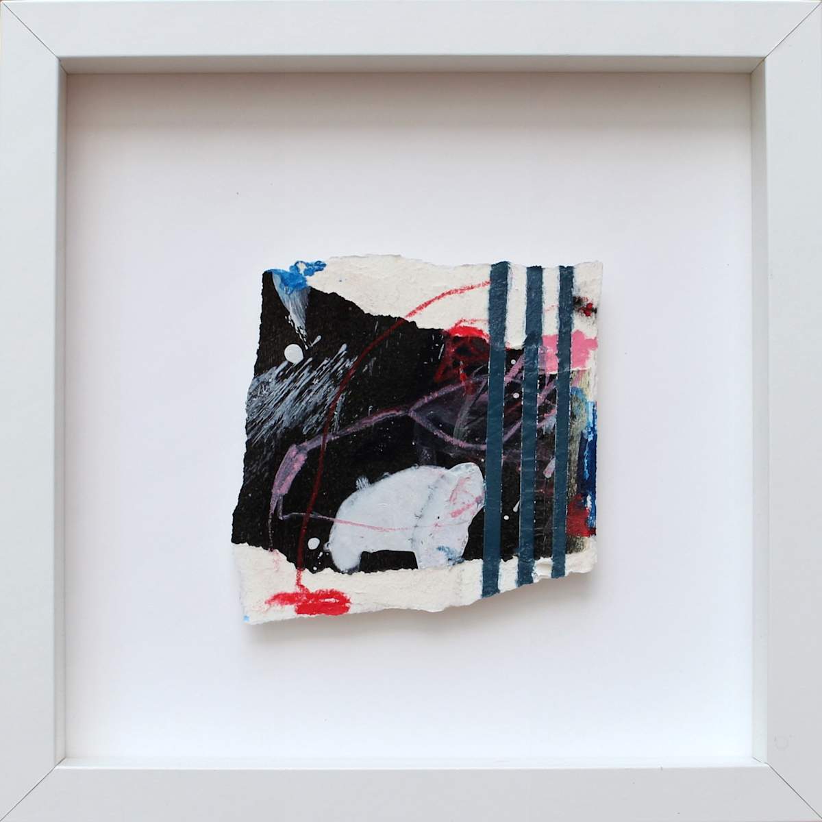 ABSTRACT SNAPSHOTS - STRIPES 3 by Daniela Schweinsberg  Image: Full frontal, framed