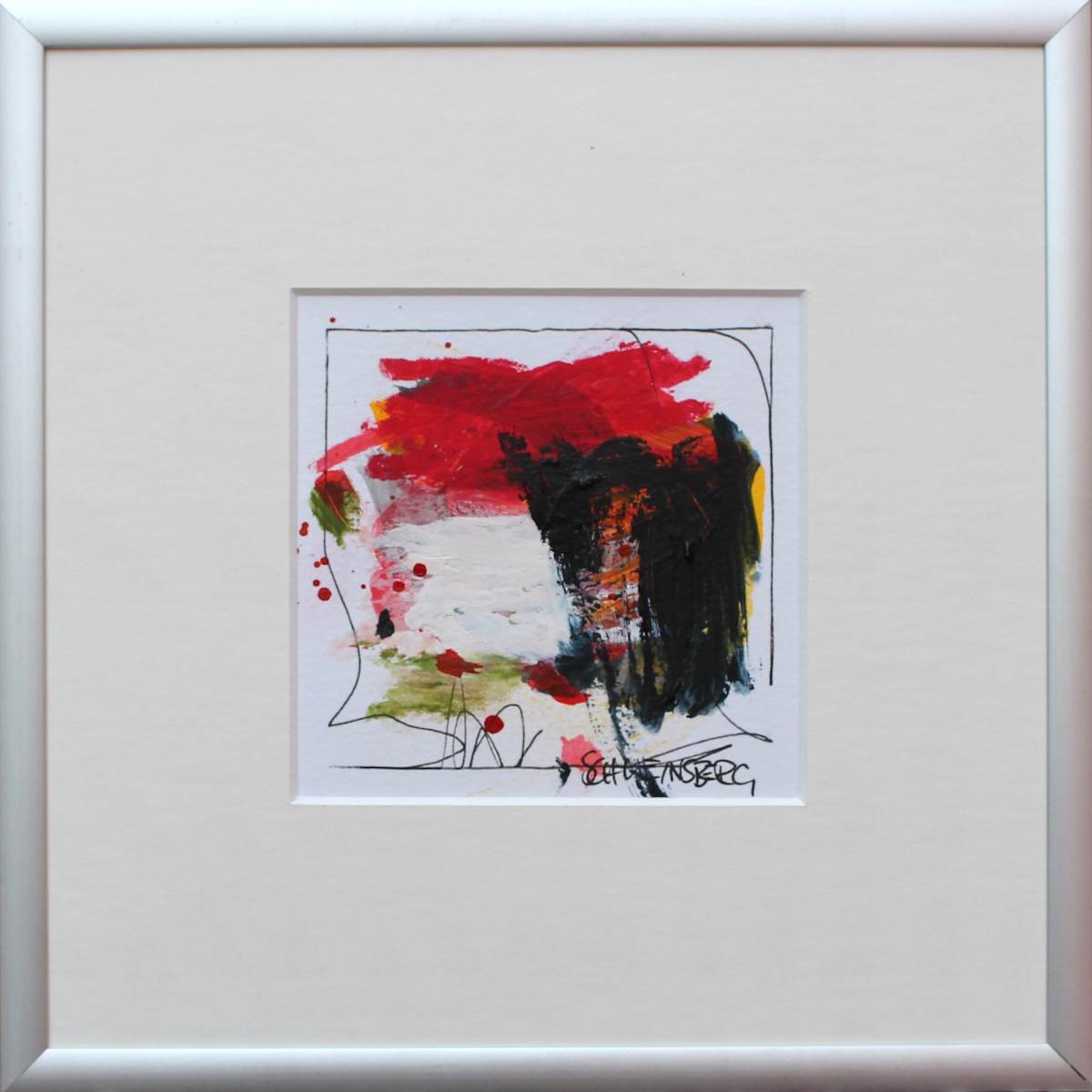 0MOOD BOOSTER #1 by Daniela Schweinsberg  Image: Full frontal, framed