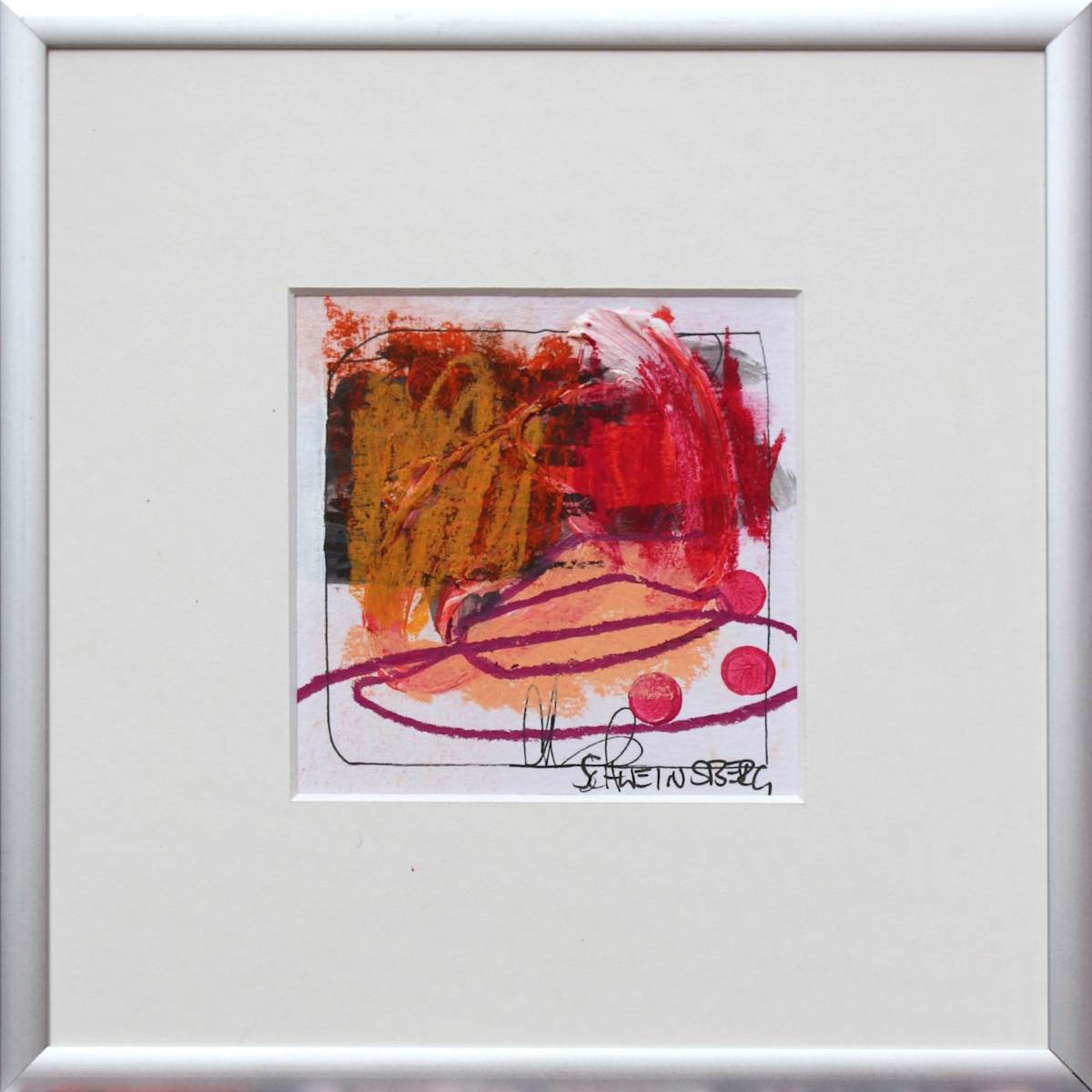 MOOD BOOSTER #8 by Daniela Schweinsberg  Image: Full frontal, framed