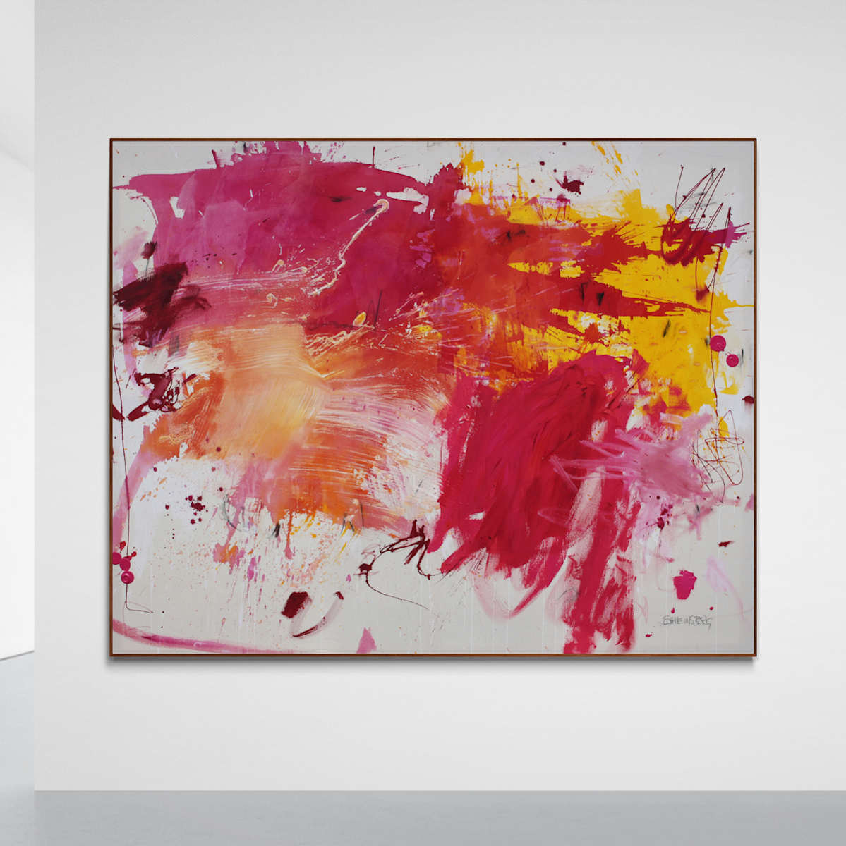 PINK TASTE OF HAPPINESS by Daniela Schweinsberg  Image: Installation view