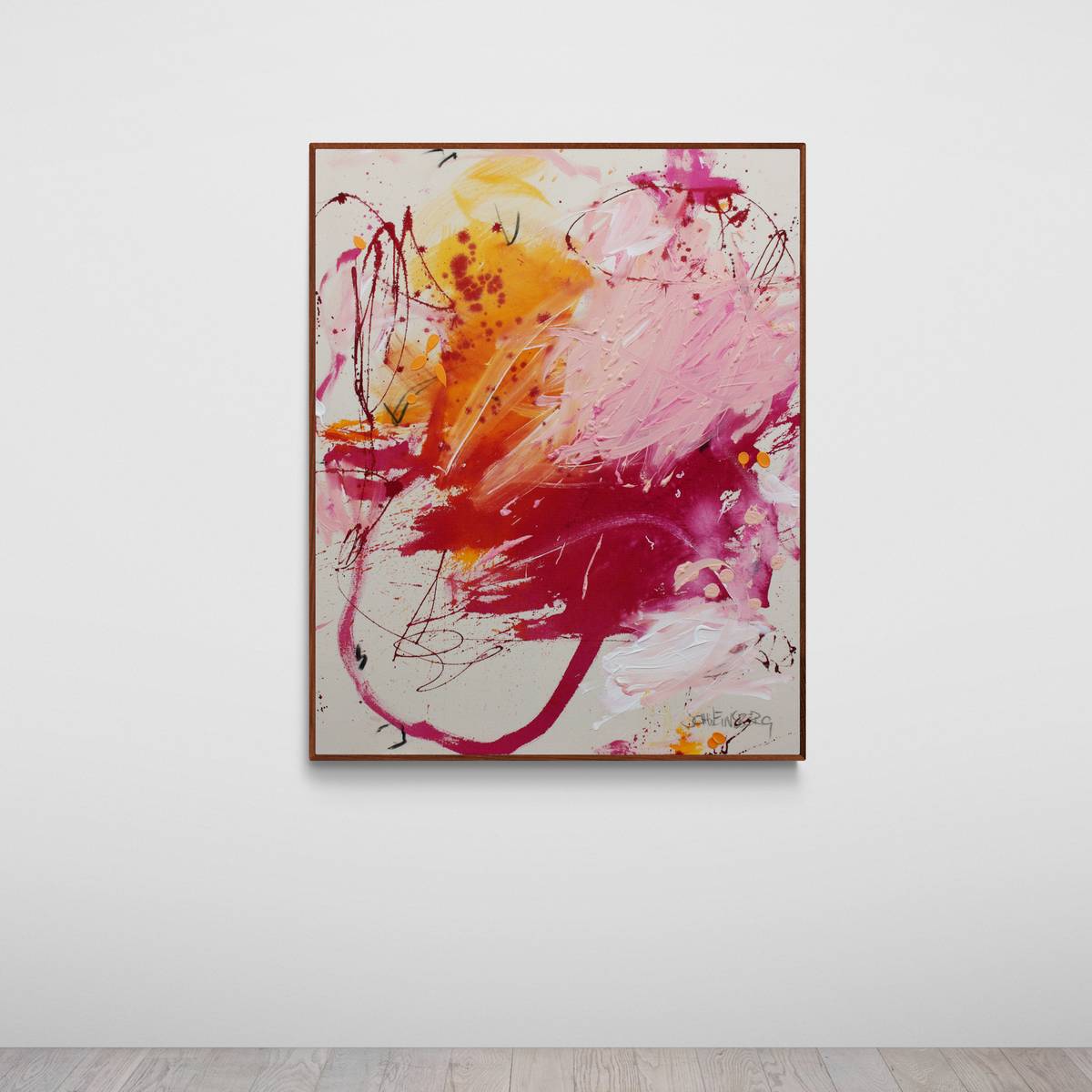 PINK IS THE NEW BLACK VII by Daniela Schweinsberg  Image: Installation view