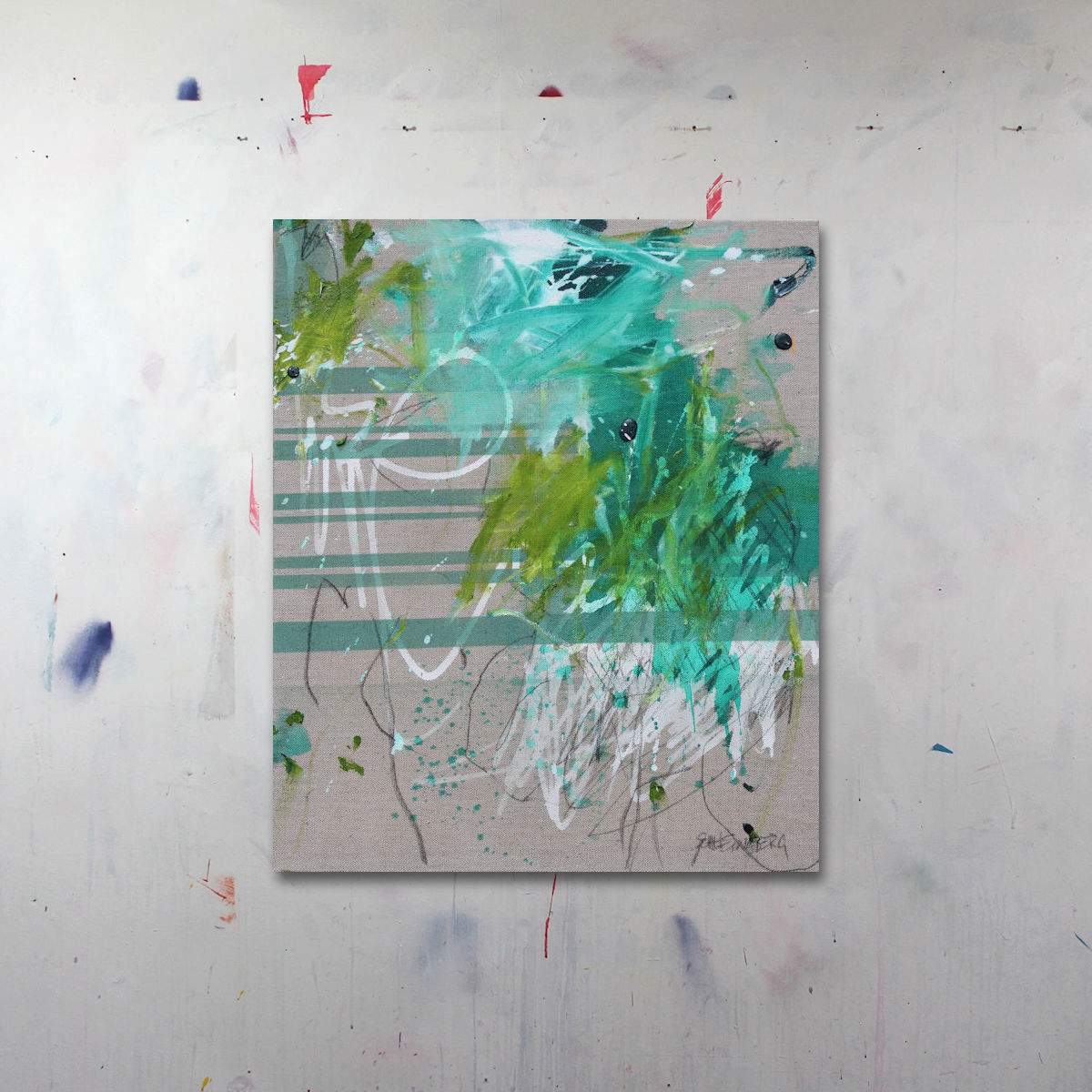 HANGING GARDEN by Daniela Schweinsberg  Image: Studio wall