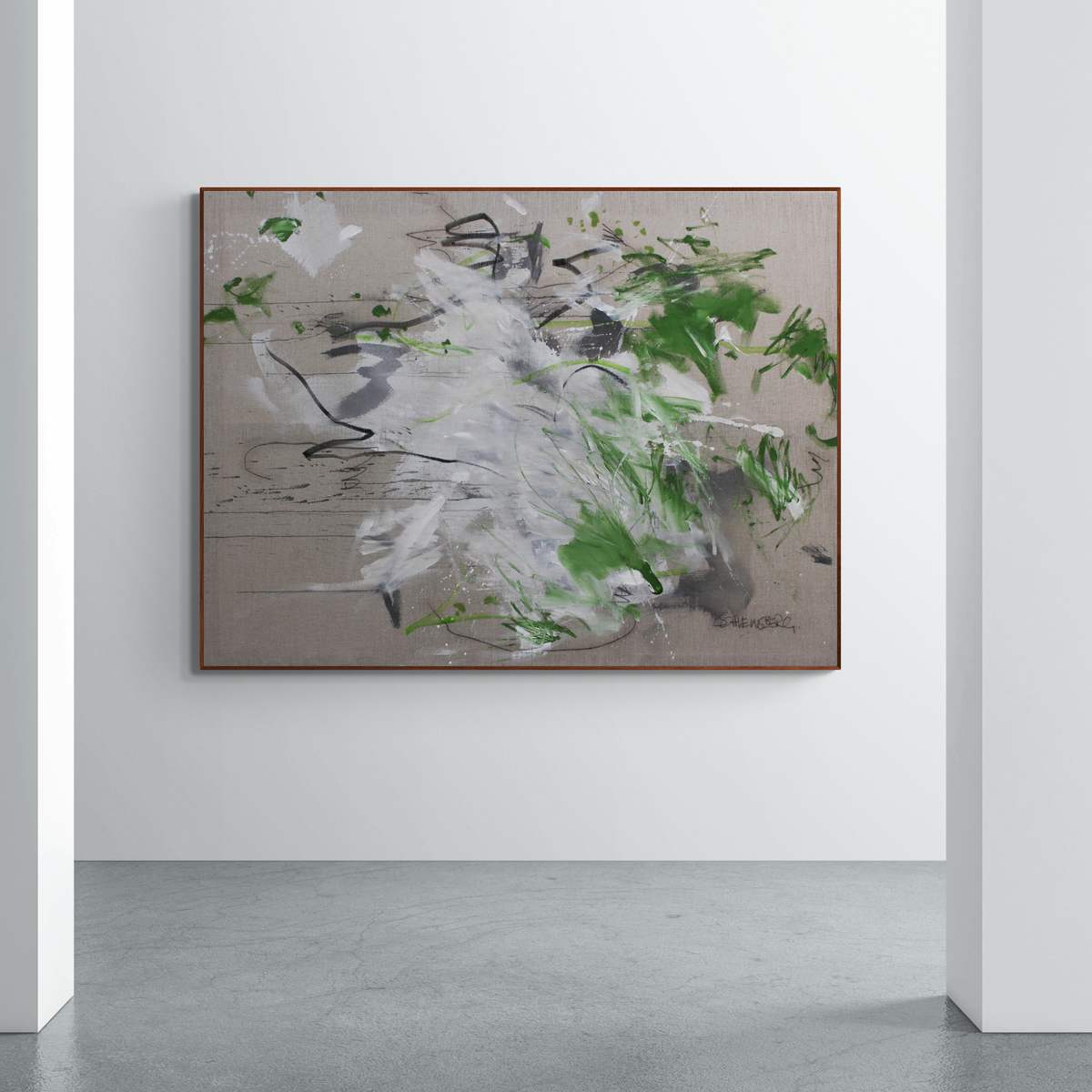GREEN LIGHTNESS by Daniela Schweinsberg  Image: Installation view